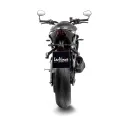 LEOVINCE TRIUMPH STREET TRIPLE 765 R / RS / A2 / 2023 2024 LV-14 R INOX BLACK ligne d'échappement NON HOM - 15608BU