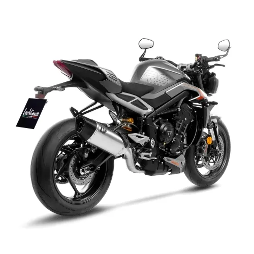 LEOVINCE TRIUMPH STREET TRIPLE 765 R / RS / A2 / 2023 2024 LV-14 R TITANE ligne d'échappement NON HOM - 15608TU