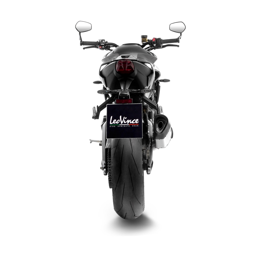 LEOVINCE TRIUMPH STREET TRIPLE 765 R / RS / A2 / 2023 2024 LV-14 R TITANE ligne d'échappement NON HOM - 15608TU
