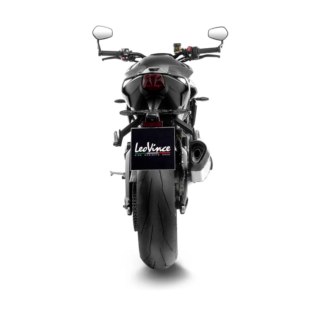 LEOVINCE TRIUMPH STREET TRIPLE 765 R / RS / A2 / 2023 2024 LV-14 R TITANE ligne d'échappement NON HOM - 15608TU