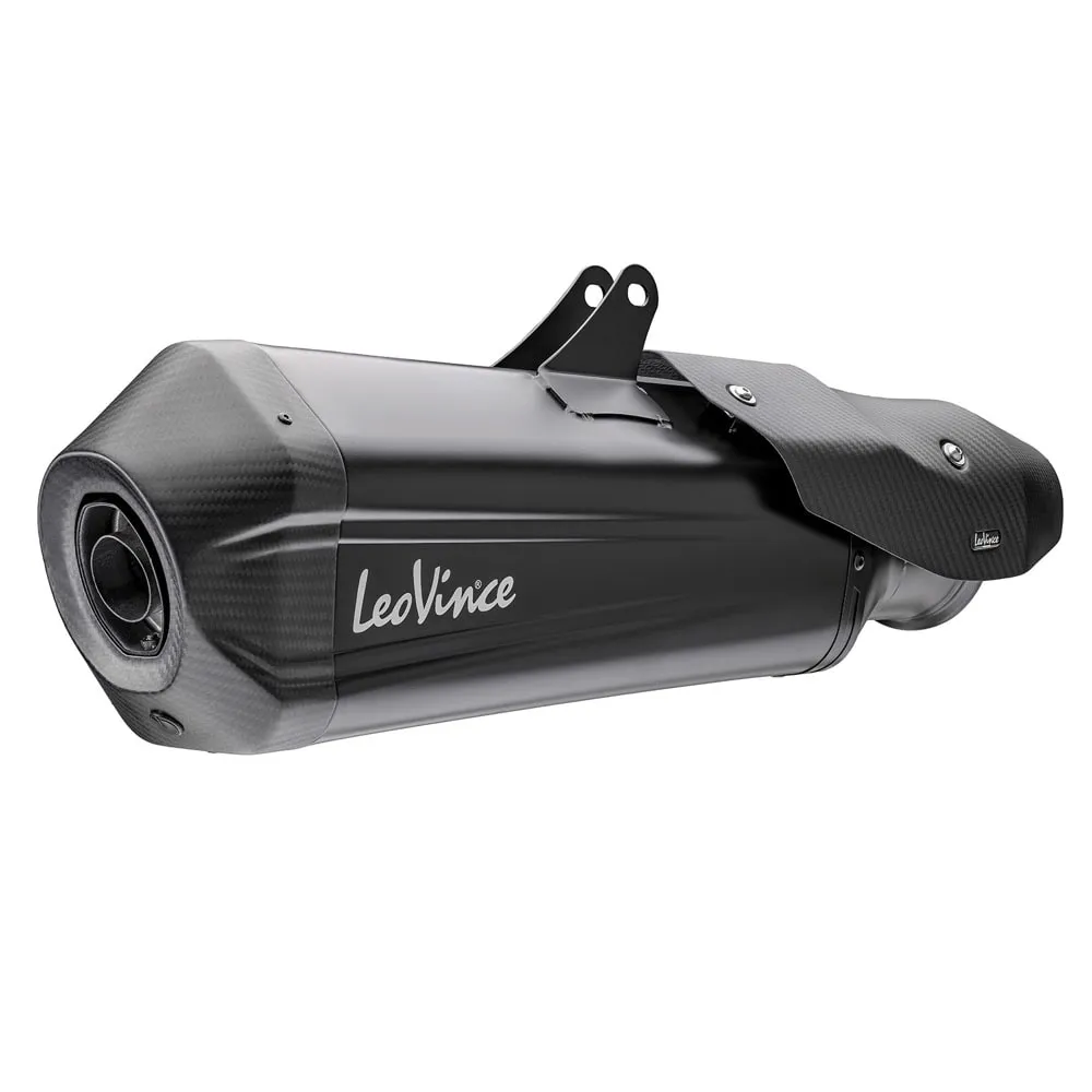LEOVINCE KTM 1290 ADVENTURE R / S / 2021 2024 LV-12 INOX BLACK pot échappement NON HOM - 15308BU