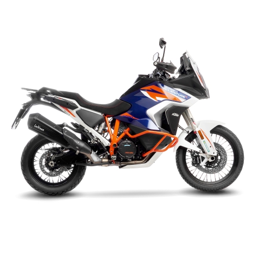 LEOVINCE KTM 1290 ADVENTURE R / S / 2021 2024  LV-12 INOX BLACK silencer exhaust NOT APP - 15308BU