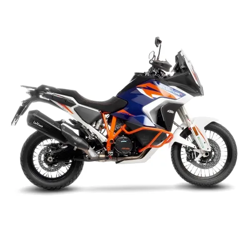 LEOVINCE KTM 1290 ADVENTURE R / S / 2021 2024  LV-12 INOX BLACK silencer exhaust NOT APP - 15308BU