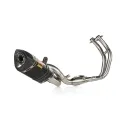 AKRAPOVIC YAMAHA  MT-07 / 2024 2025 ligne complète RACING LINE CARBONE NON HOM 1810-3229