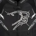 BERING blouson moto scooter SNAP cuir homme toutes saisons BCB589 - Noir/Blanc