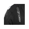 BERING motorcycle scooter jacket SNAP man all seasons leather BCB589 - Black/White