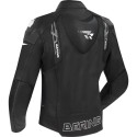BERING motorcycle scooter jacket SNAP man all seasons leather BCB589 - Black/White