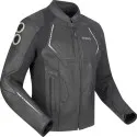 BERING motorcycle scooter jacket RADIAL man all seasons leather BCB601 - Black/White
