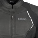 BERING blouson moto scooter RADIAL cuir homme toutes saisons BCB609 - Noir/Blanc