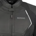 BERING blouson moto scooter RADIAL cuir homme toutes saisons BCB609 - Noir/Blanc