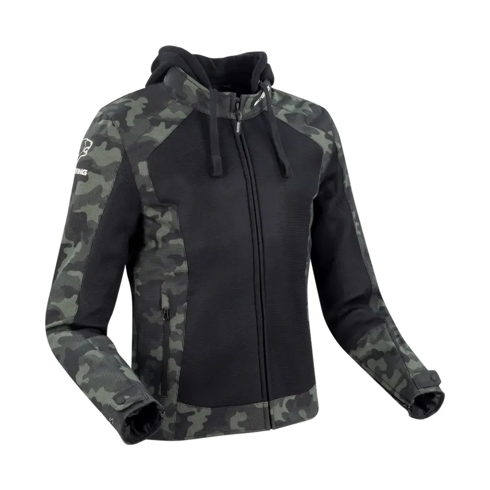 BERING blouson moto ZENITH textile homme été BTB1485 - Noir/Camo