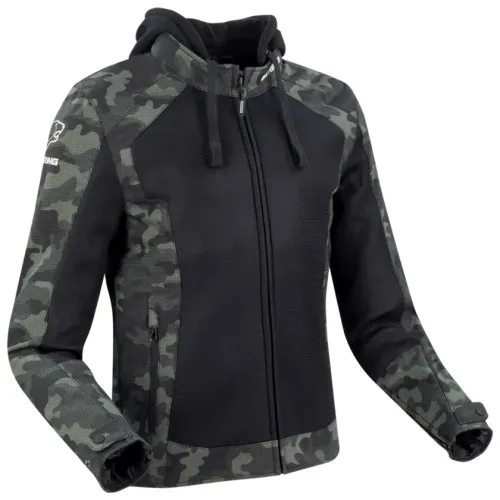 BERING blouson moto ZENITH textile homme été BTB1485 - Noir/Camo