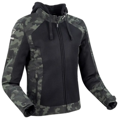 BERING motorcycle jacket ZENITH summer man textile BTB1480 - Black/Camo