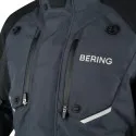 BERING motorcycle jacket CALGARY  winter mid-season man textile BTV1098 - Black/Grey