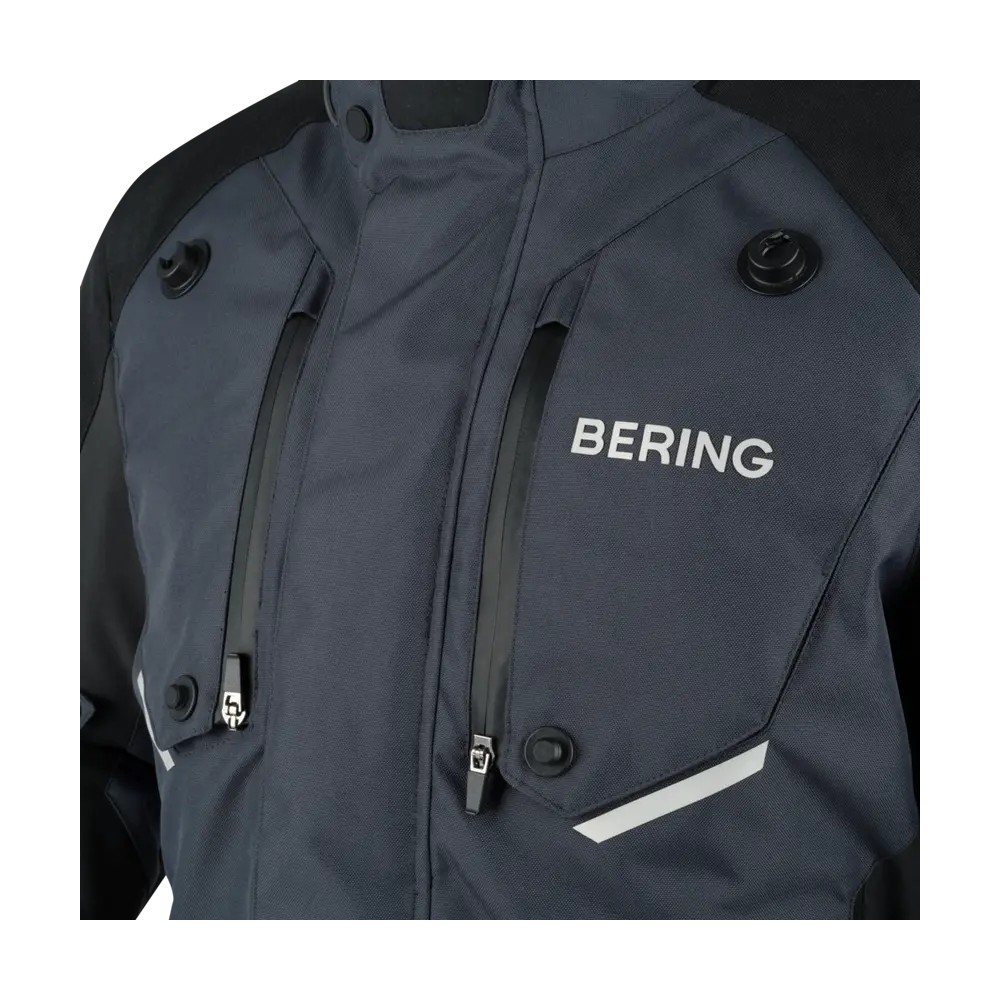 BERING veste moto CALGARY textile homme hiver mi saison BTV1098 - Noir/Gris