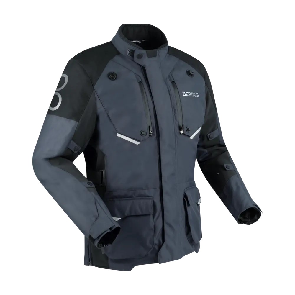 BERING veste moto CALGARY textile homme hiver mi saison BTV1098 - Noir/Gris