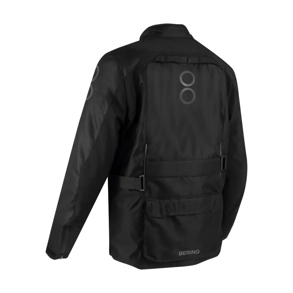 BERING motorcycle jacket CALGARY  winter mid-season man textile BTV1098 - Black/Grey
