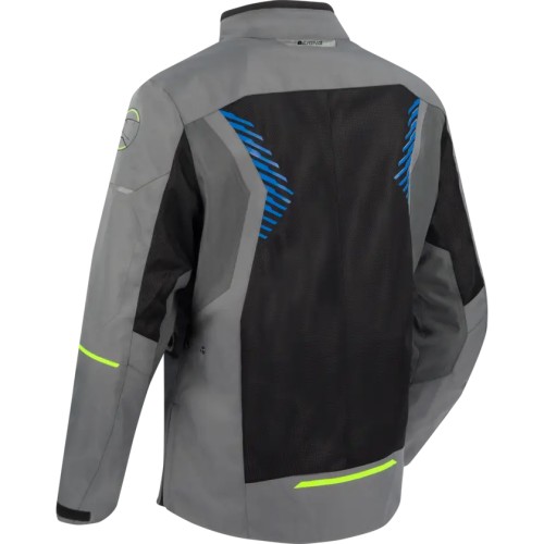 BERING motorcycle jacket BAKUNDU summer  man textile BTV832 - Grey/Black/Blue