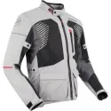 BERING motorcycle jacket BAKUNDU summer  man textile BTV831 - Grey/Black/Red