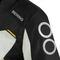 BERING motorcycle jacket CALGARY  winter mid-season man textile BTV877 - Black/Grey/Yellow