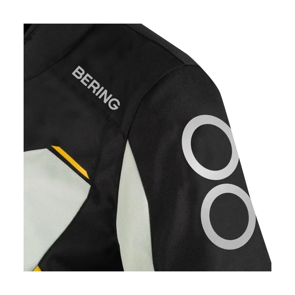 BERING veste moto ZEPHYR textile homme hiver mi saison BTV877 - Noir/Gris/Jaune