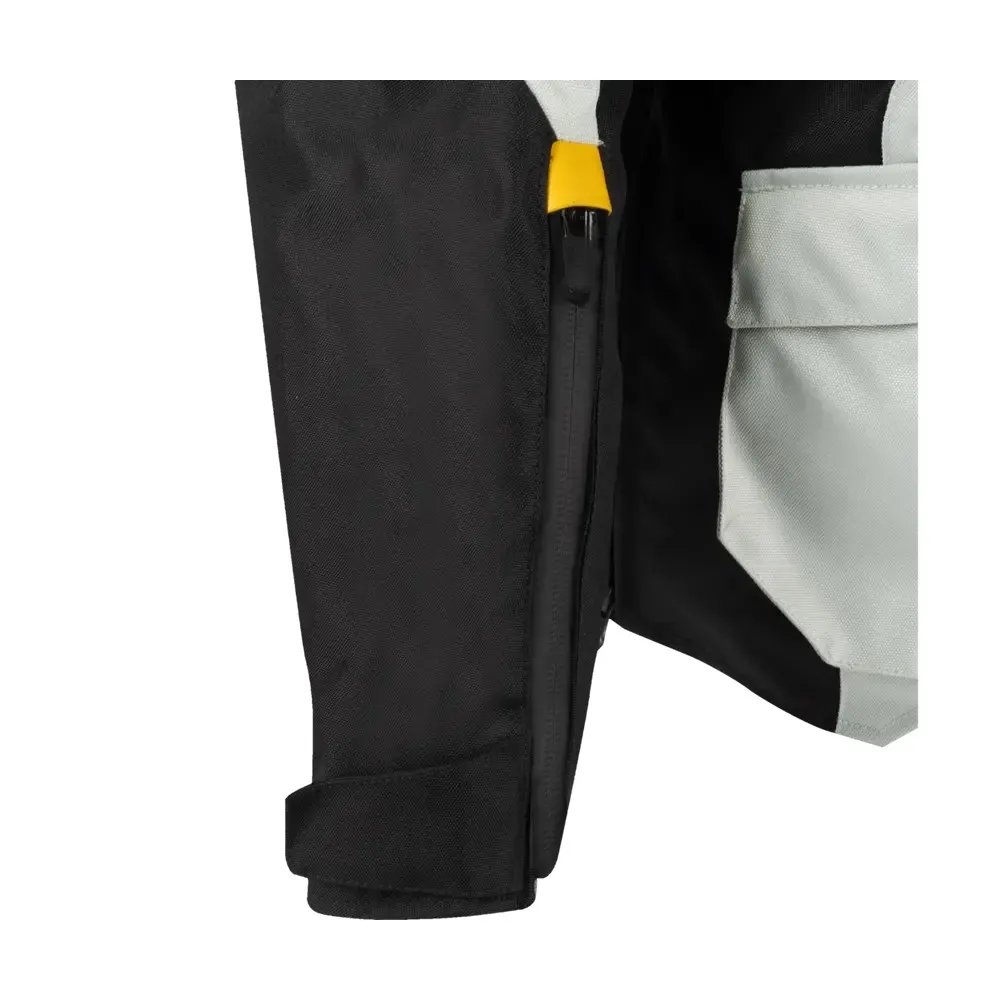 BERING motorcycle jacket CALGARY  winter mid-season man textile BTV877 - Black/Grey/Yellow