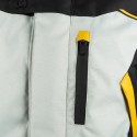 BERING motorcycle jacket CALGARY  winter mid-season man textile BTV877 - Black/Grey/Yellow