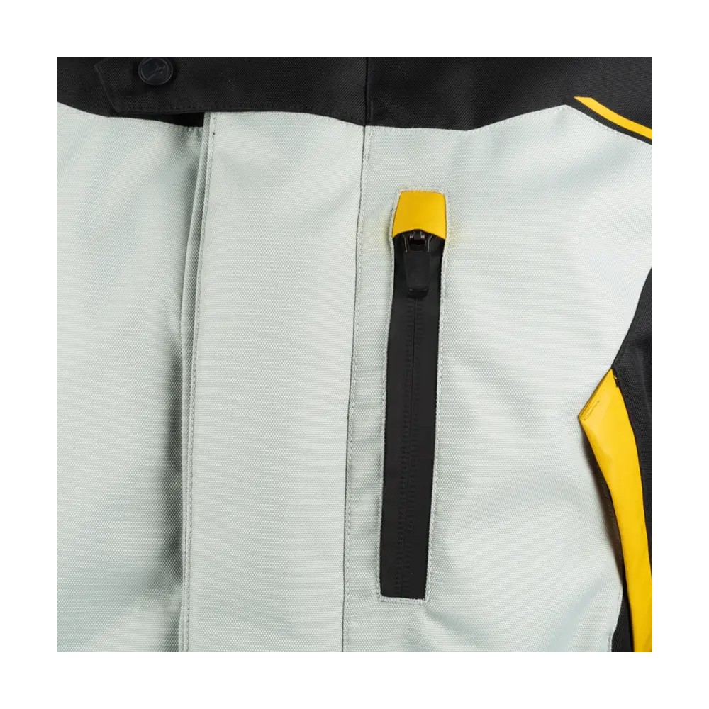 BERING motorcycle jacket CALGARY  winter mid-season man textile BTV877 - Black/Grey/Yellow