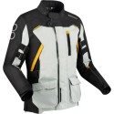 BERING motorcycle jacket CALGARY  winter mid-season man textile BTV877 - Black/Grey/Yellow