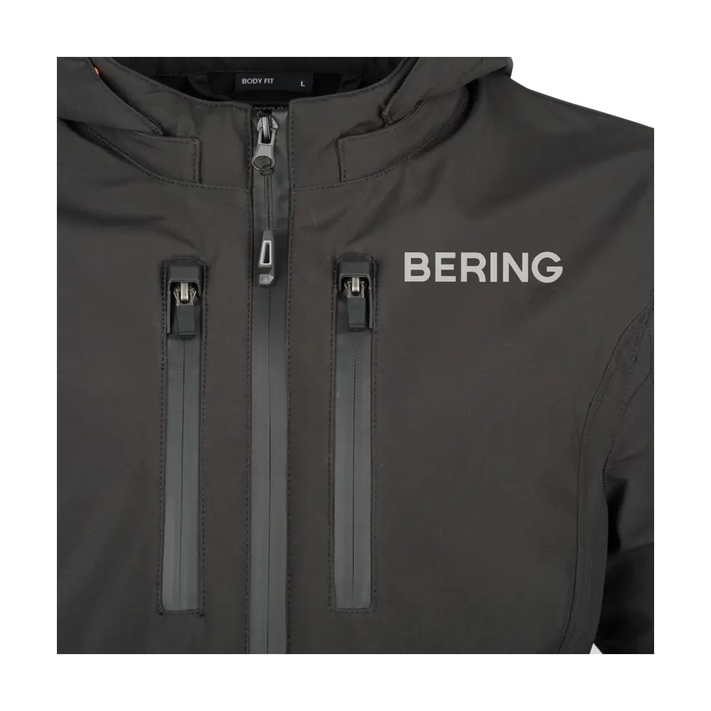 BERING motorcycle jacket KERBY summer  man textile BTB1880 - Black