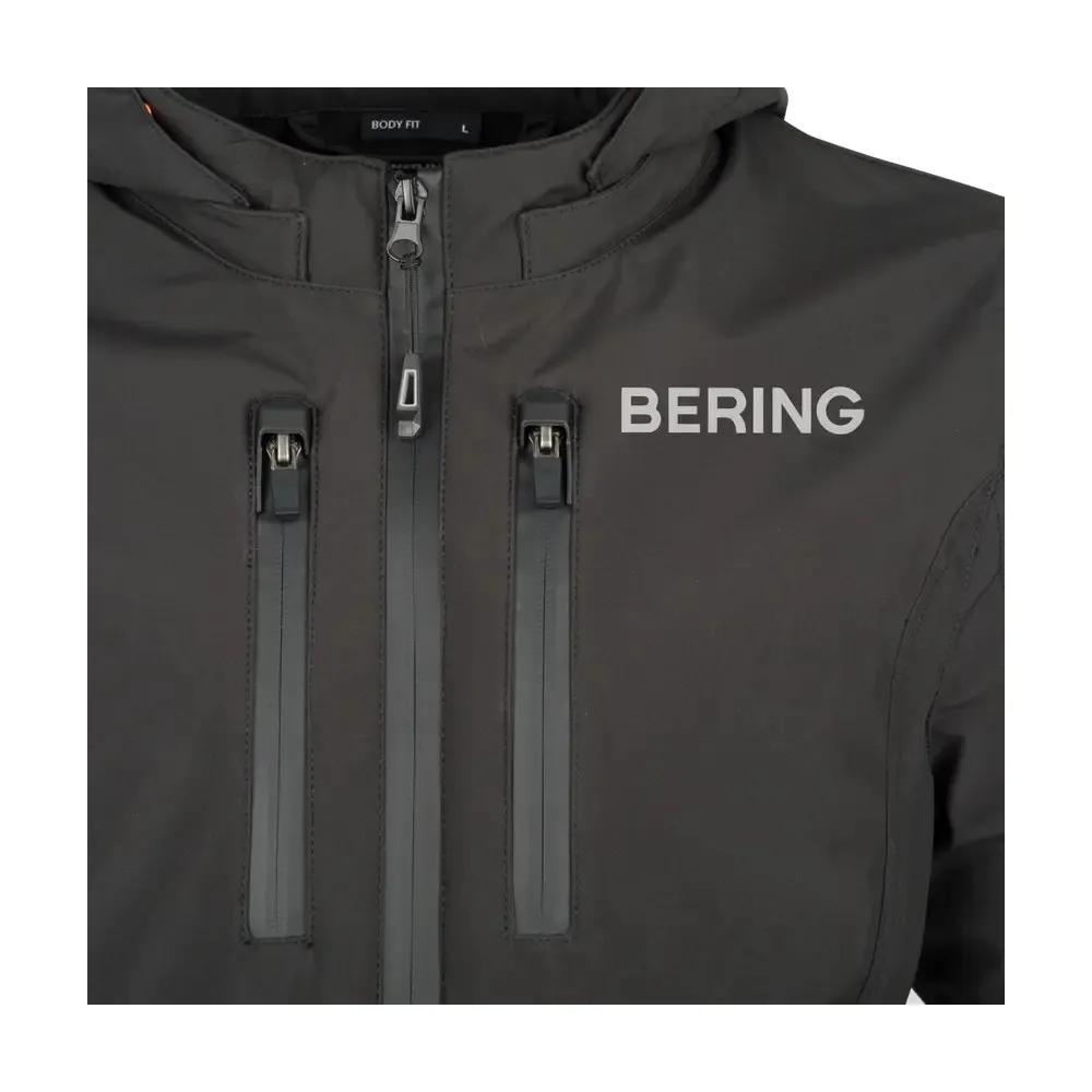 BERING motorcycle jacket KERBY summer  man textile BTB1880 - Black