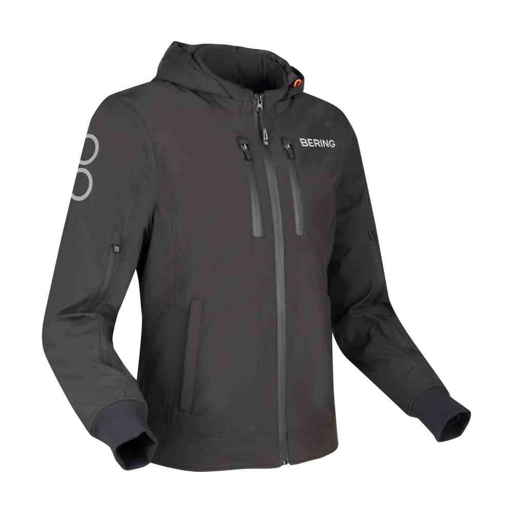 BERING motorcycle jacket KERBY summer  man textile BTB1880 - Black