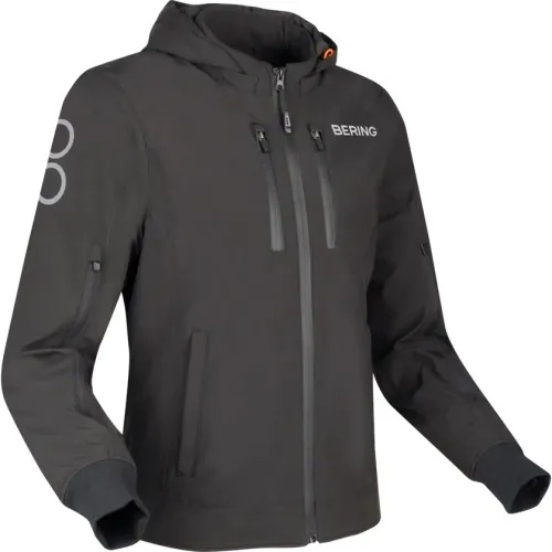 BERING motorcycle jacket KERBY summer  man textile BTB1880 - Black
