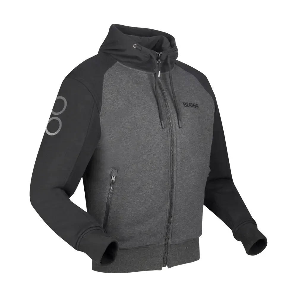 BERING motorcycle jacket LYNX summer  man textile BTB1908 - Black/Grey