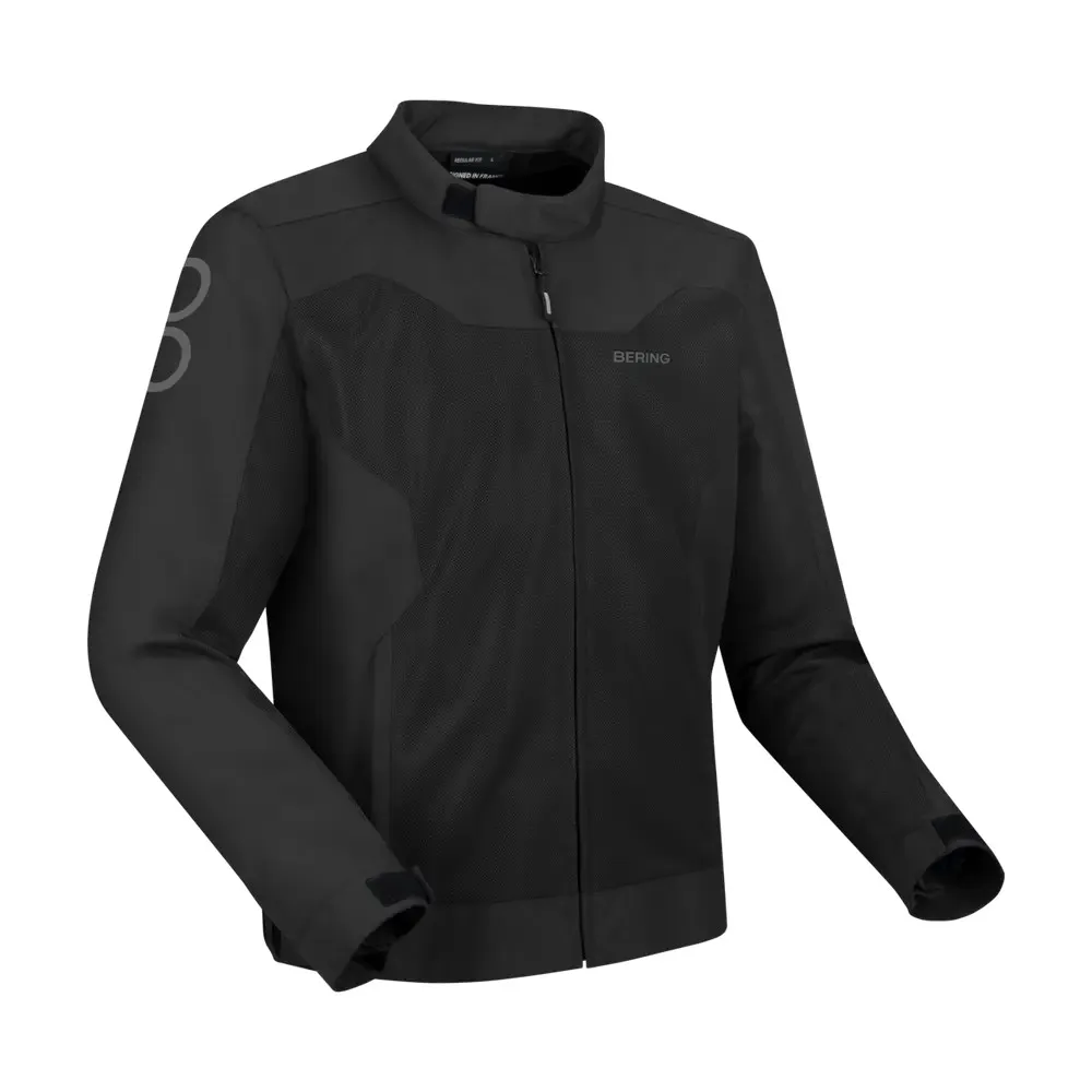 BERING motorcycle jacket ALIAS summer  man textile BTB2050 - Black