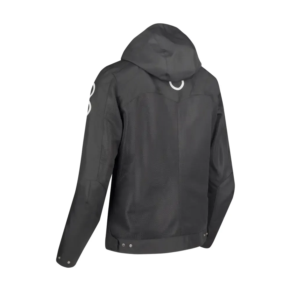 BERING motorcycle jacket PROFIL summer  man textile BTB2041 - Black/Red