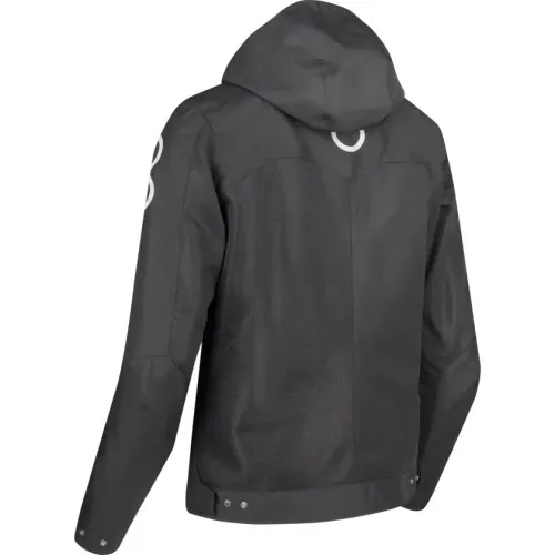 BERING veste moto PROFIL textile homme été BTB2041 - Noir/Rouge