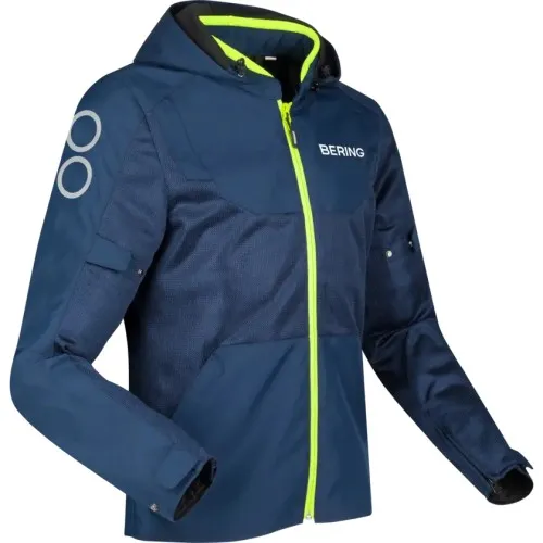BERING veste moto PROFIL textile homme été BTB2041 - Noir/Rouge