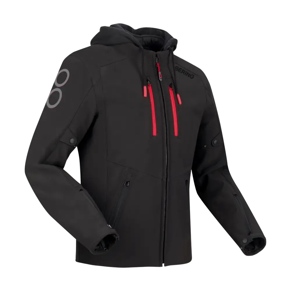 BERING motorcycle jacket ROTOR winter mid-season man textile BTB2160 - Black