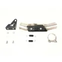IXRACE HONDA TRANSALP 750 / 2025 MK2B INOX silencer MK2B BLACK AK7242SB - EURO5+