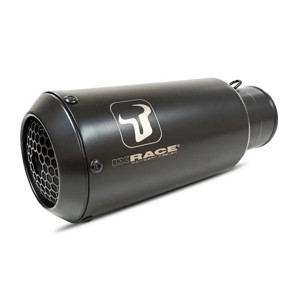 IXRACE HONDA TRANSALP 750 / 2025 MK2B INOX silencer MK2B BLACK AK7242SB - EURO5+