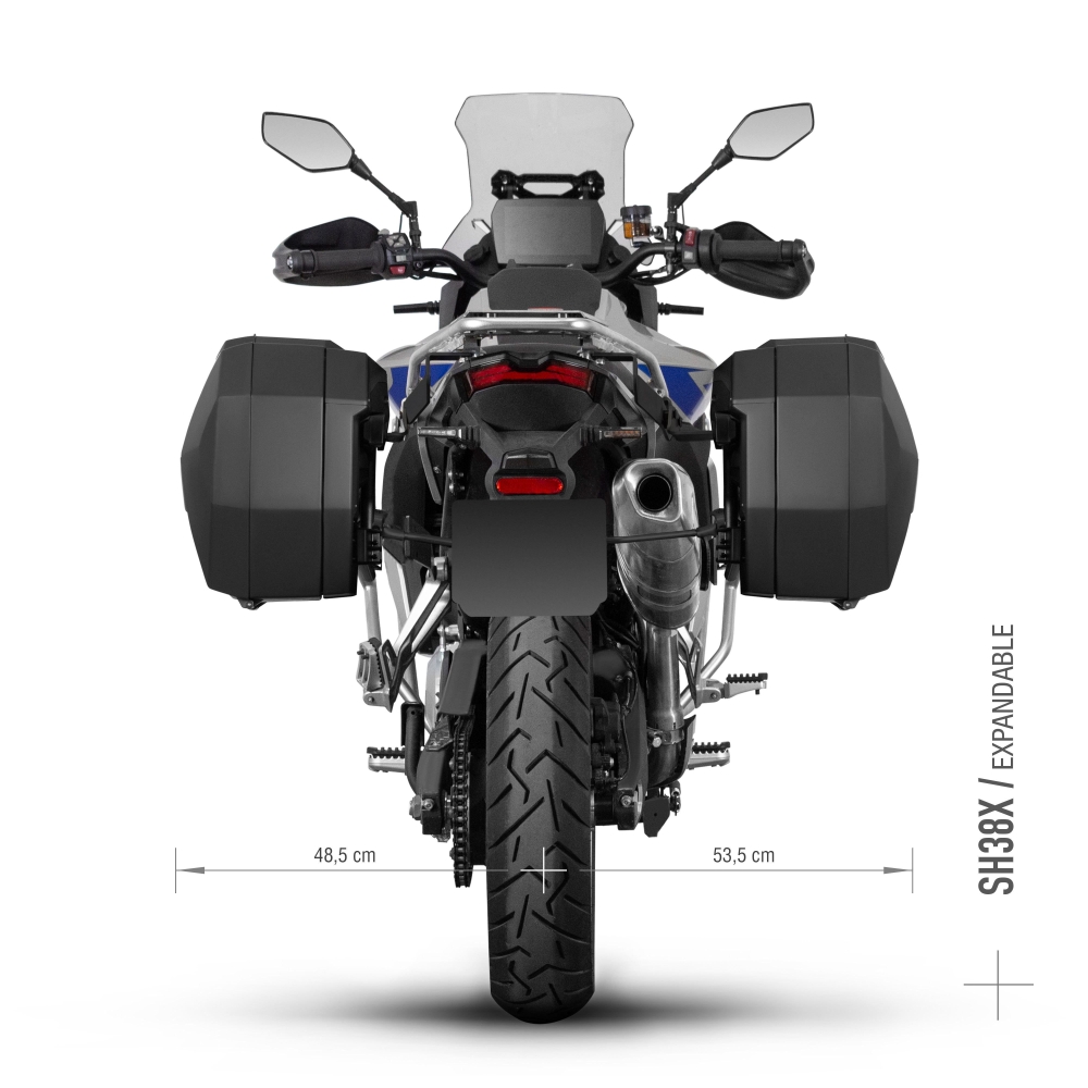 SHAD 3P SYSTEM support valises latérales VOGE 900 DSX / BLACK KNIGHT / 2024 2025 - V0DS95IF