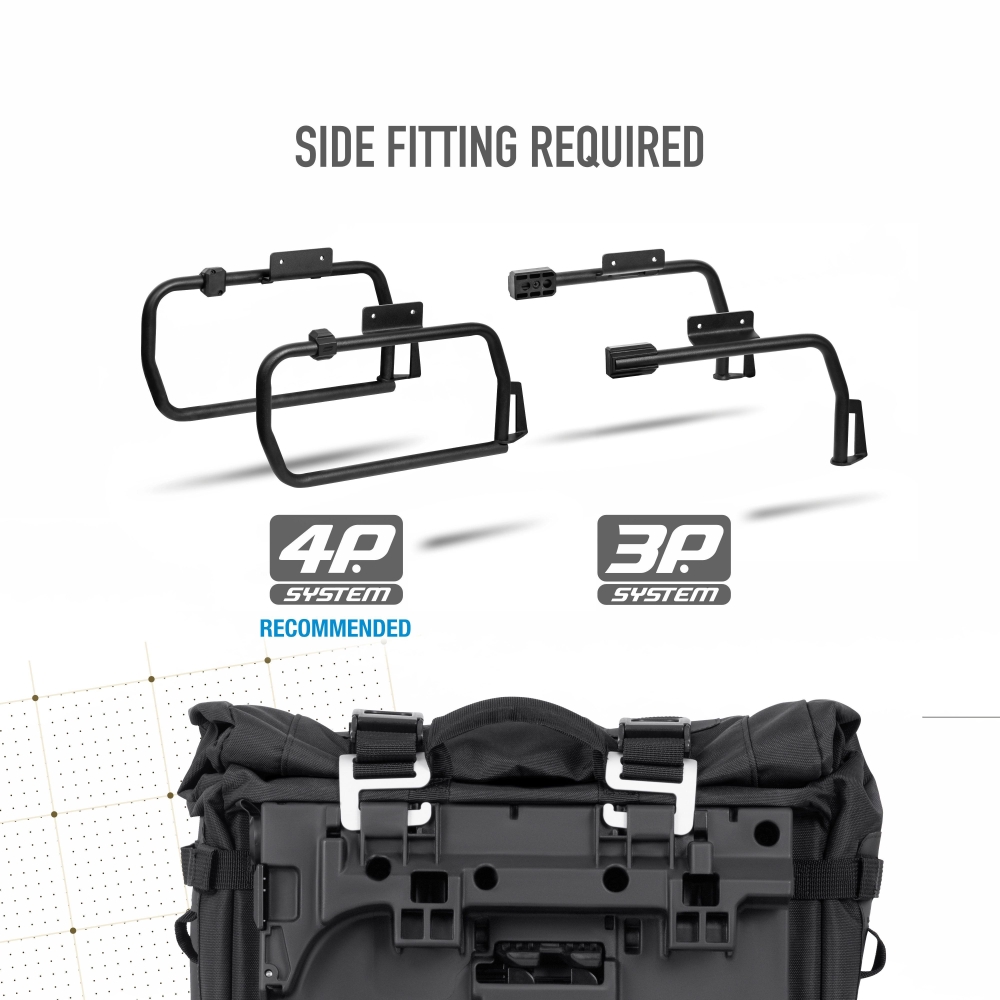 SHAD TERRA saddlebags TR40 TERRA ADVENTURE 32L attachment 4P / 3P - X0TR402