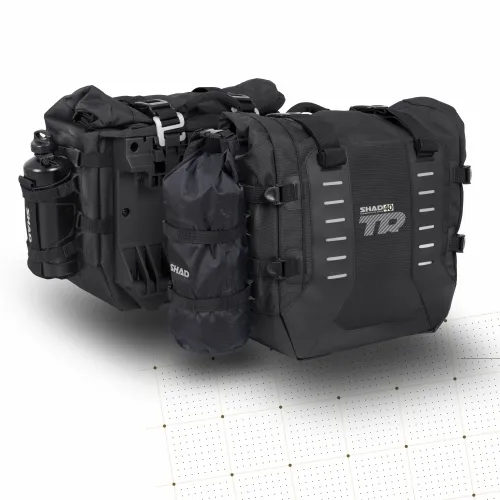 SHAD sacoches latérales TR40 TERRA ADVENTURE 32L fixation 4P / 3P - X0TR402