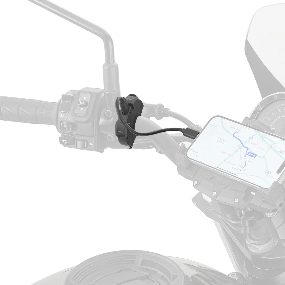 GIVI prise de guidon USB et USB-C pour moto UNIVERSEL - S120
