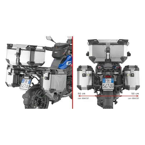 GIVI support PL ONE-FIT valises latérales MONOKEY CAM-SIDE BMW R 1300 GS / 2024 2025- PLO5143CAM