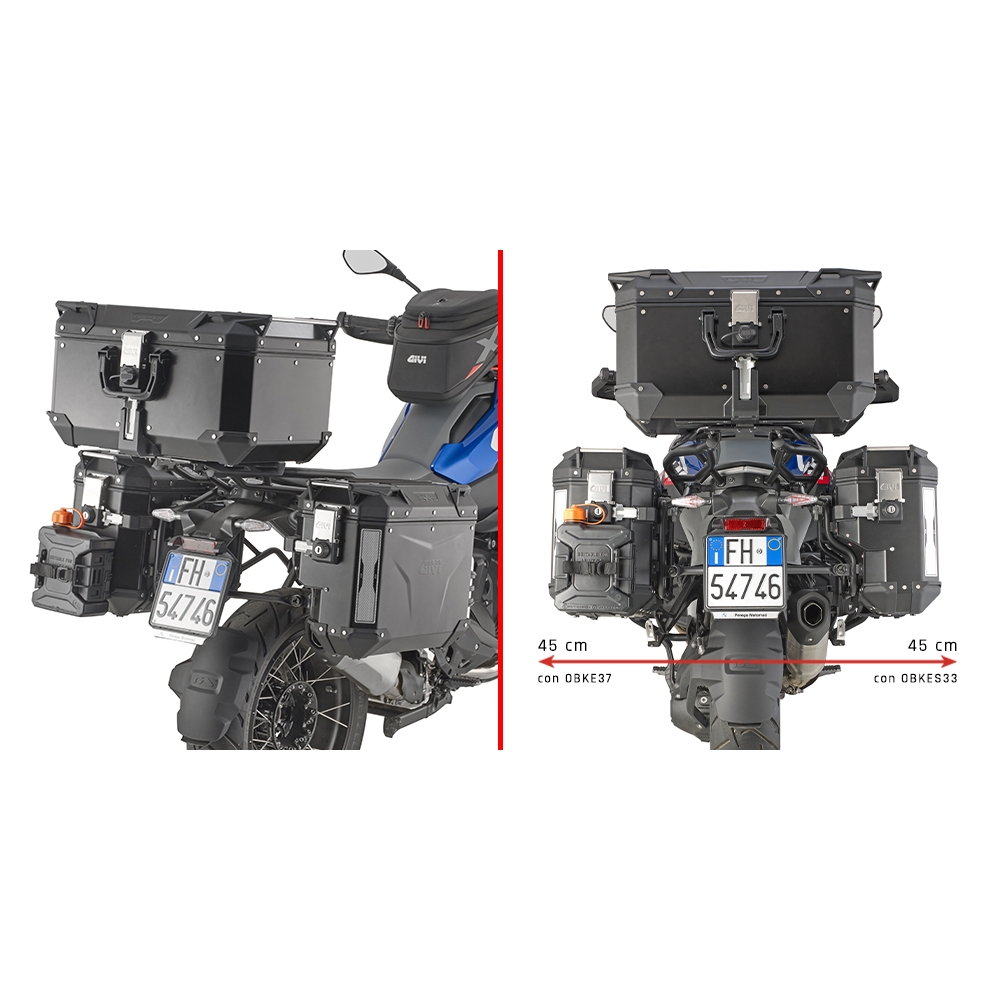 GIVI Tubular quick frame MONOKEY CAM-SIDE BMW R 1300 GS / 2024 2025- PLOS5143CAM