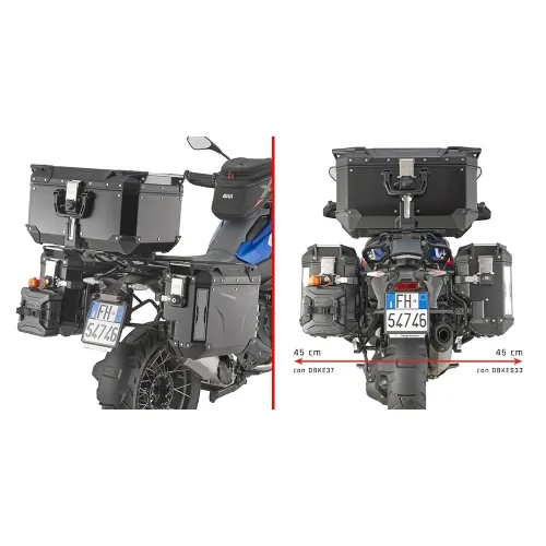 GIVI support PL ONE-FIT valises latérales MONOKEY CAM-SIDE BMW R 1300 GS / 2024 2025- PLOS5143CAM