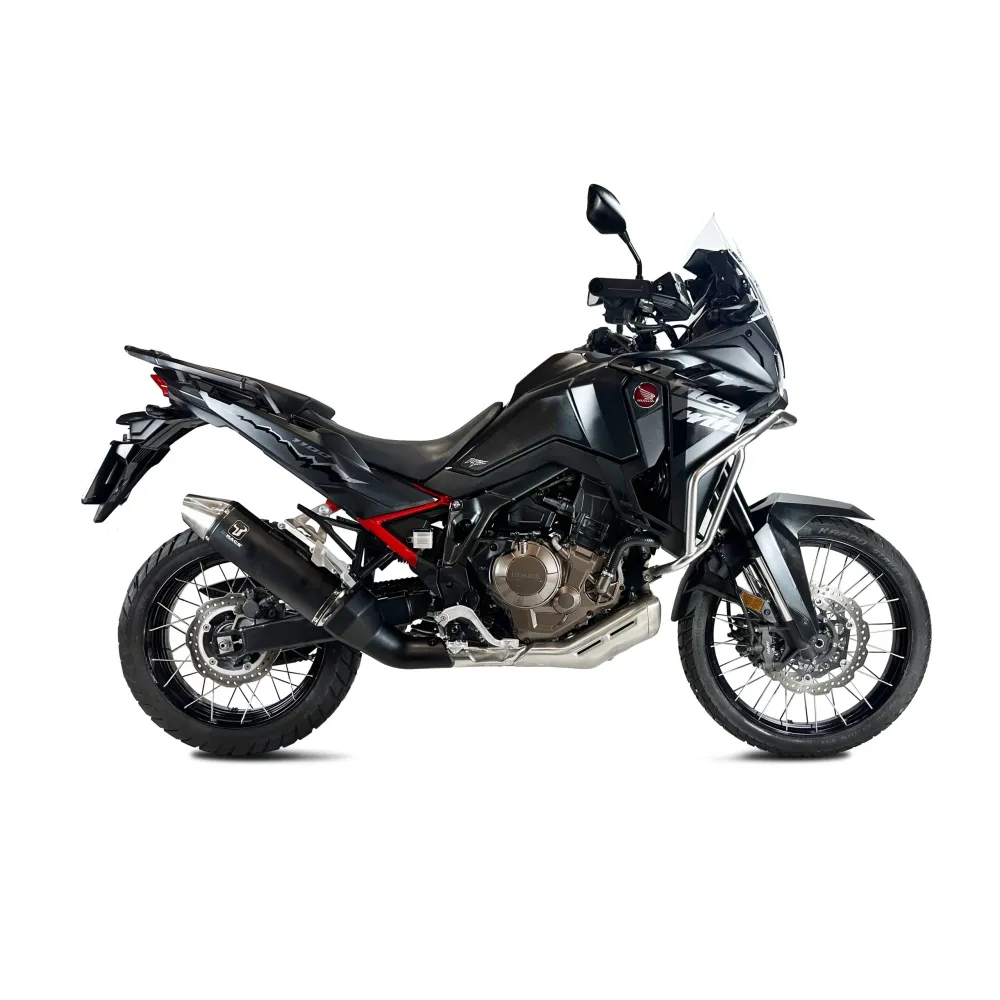 IXRACE HONDA CRF 1100 AFRICA TWIN / 2020 2024 pot d'échappement GOBI BLACK VH6046SB - EURO5+