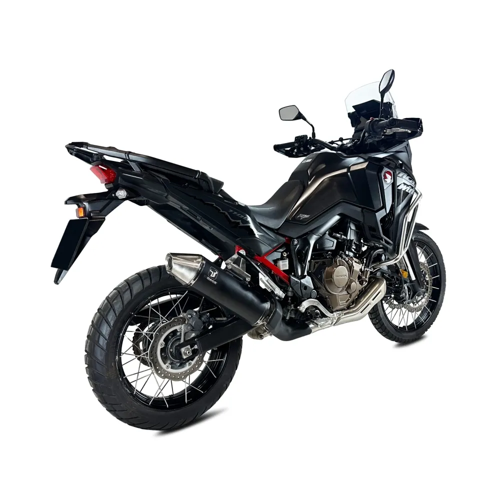 IXRACE HONDA CRF 1100 AFRICA TWIN / 2020 2024 pot d'échappement GOBI BLACK VH6046SB - EURO5+